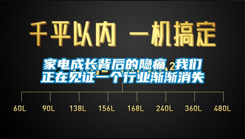 家電成長(zhǎng)背后的隱痛 我們正在見(jiàn)證一個(gè)行業(yè)漸漸消失