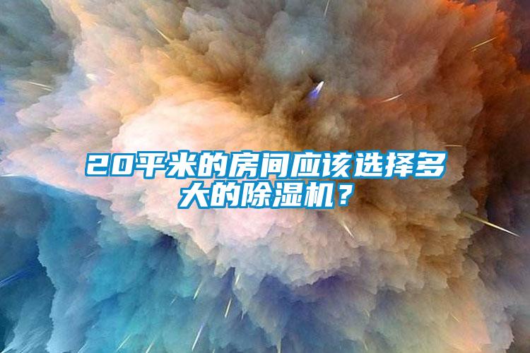 20平米的房間應(yīng)該選擇多大的除濕機(jī)？