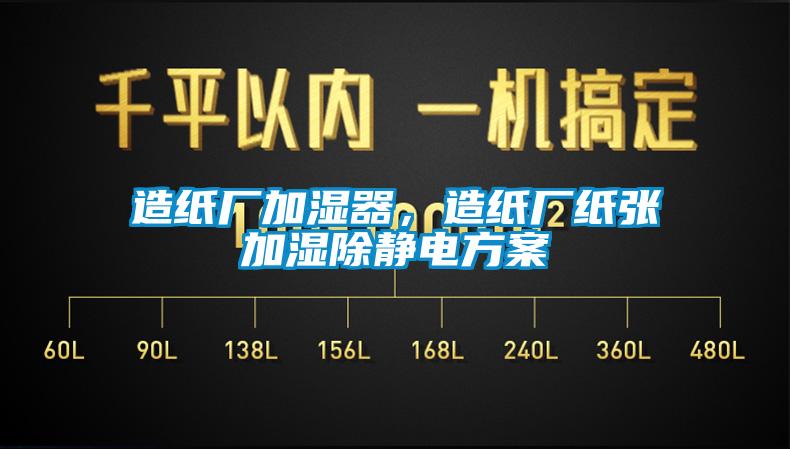 造紙廠加濕器，造紙廠紙張加濕除靜電方案