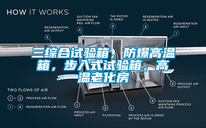 三綜合試驗(yàn)箱，防爆高溫箱，步入式試驗(yàn)箱，高溫老化房