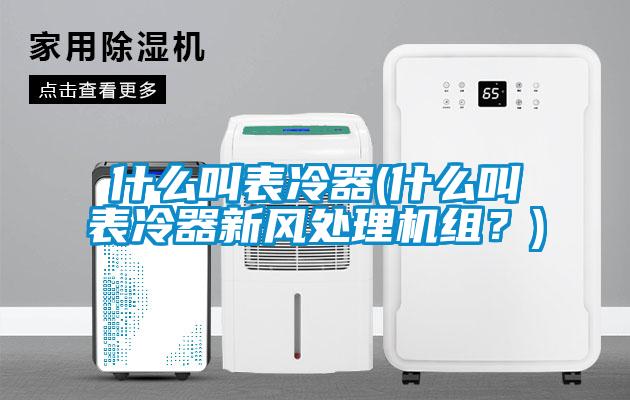 什么叫表冷器(什么叫表冷器新風處理機組？)