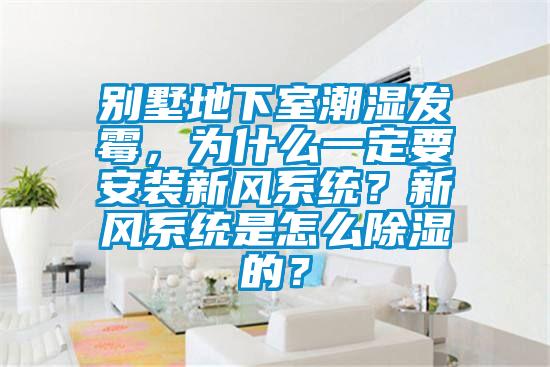 別墅地下室潮濕發(fā)霉，為什么一定要安裝新風系統(tǒng)？新風系統(tǒng)是怎么除濕的？