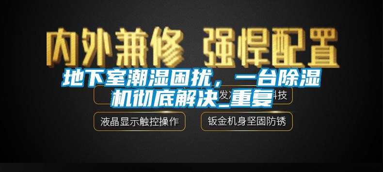 地下室潮濕困擾，一臺除濕機徹底解決_重復(fù)