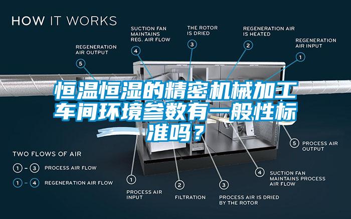 恒溫恒濕的精密機械加工車間環(huán)境參數(shù)有一般性標準嗎？