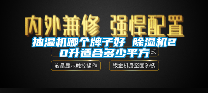 抽濕機哪個牌子好 除濕機20升適合多少平方