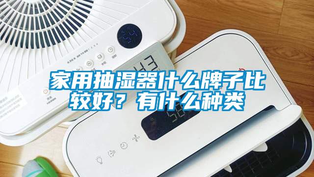 家用抽濕器什么牌子比較好？有什么種類