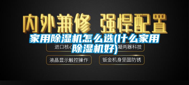 家用除濕機怎么選(什么家用除濕機好)