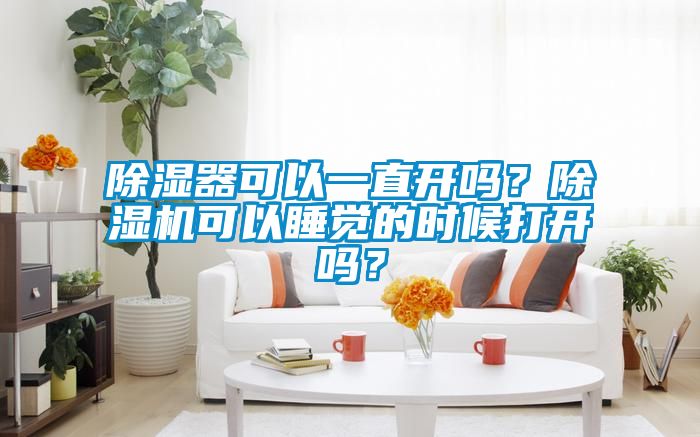 除濕器可以一直開嗎？除濕機可以睡覺的時候打開嗎？