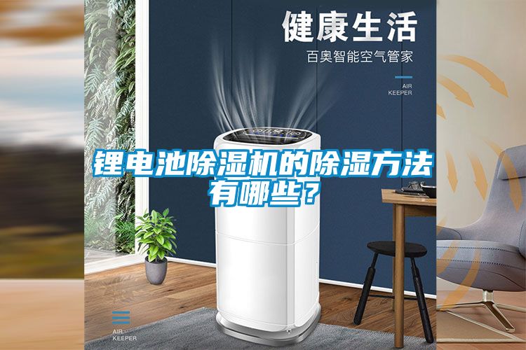 鋰電池除濕機的除濕方法有哪些？