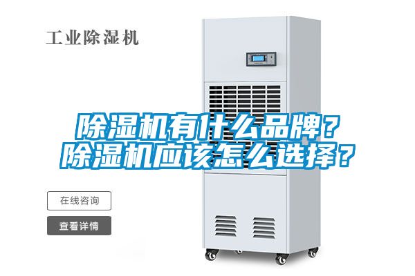 除濕機有什么品牌？除濕機應該怎么選擇？