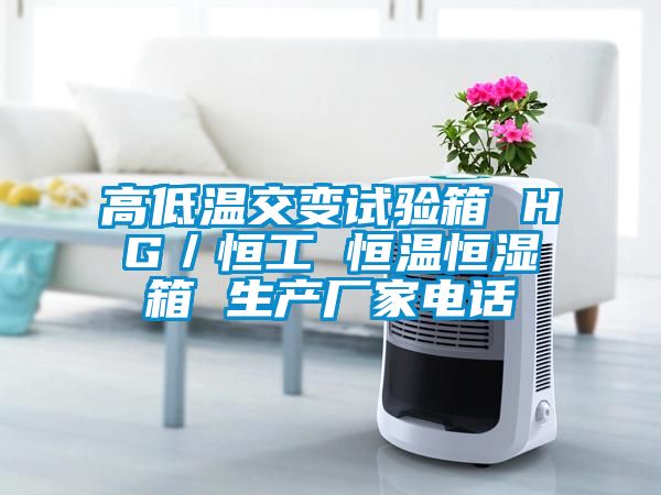 高低溫交變?cè)囼?yàn)箱 HG／恒工 恒溫恒濕箱 生產(chǎn)廠家電話(huà)